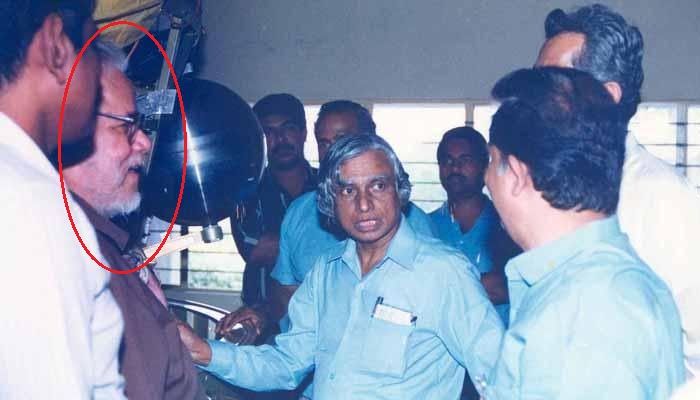 A.P.J Abdul Kalaam With Mr. Nambi