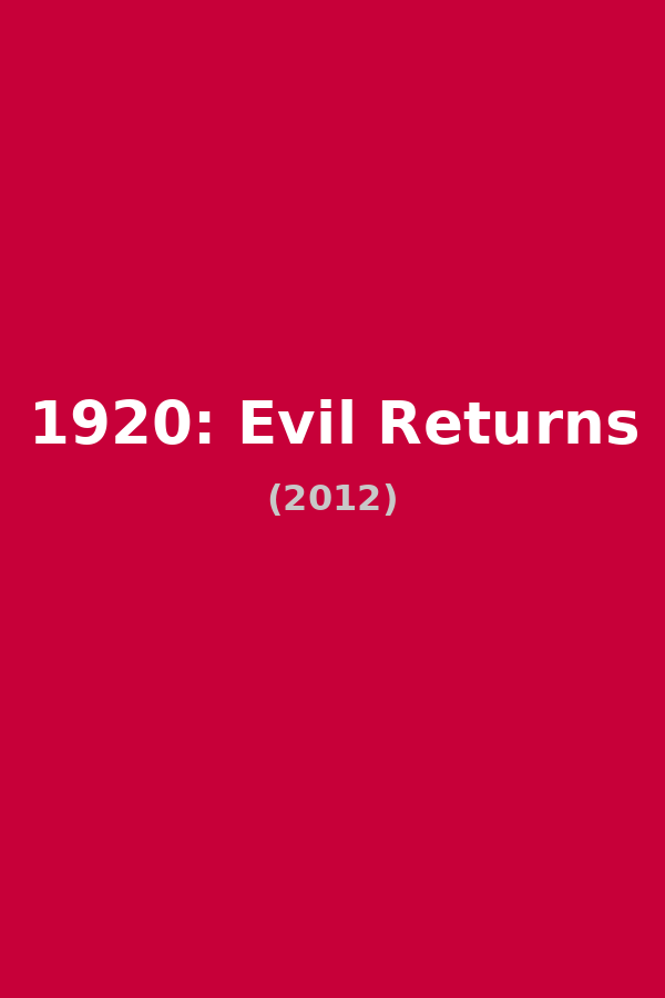 1920: Evil Returns