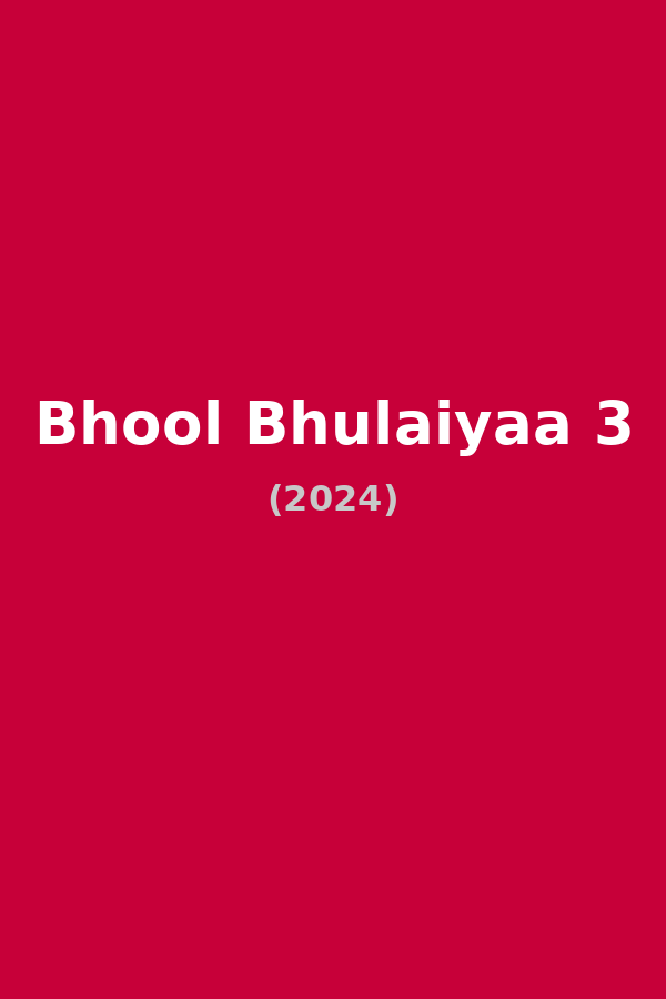 Bhool Bhulaiyaa 3