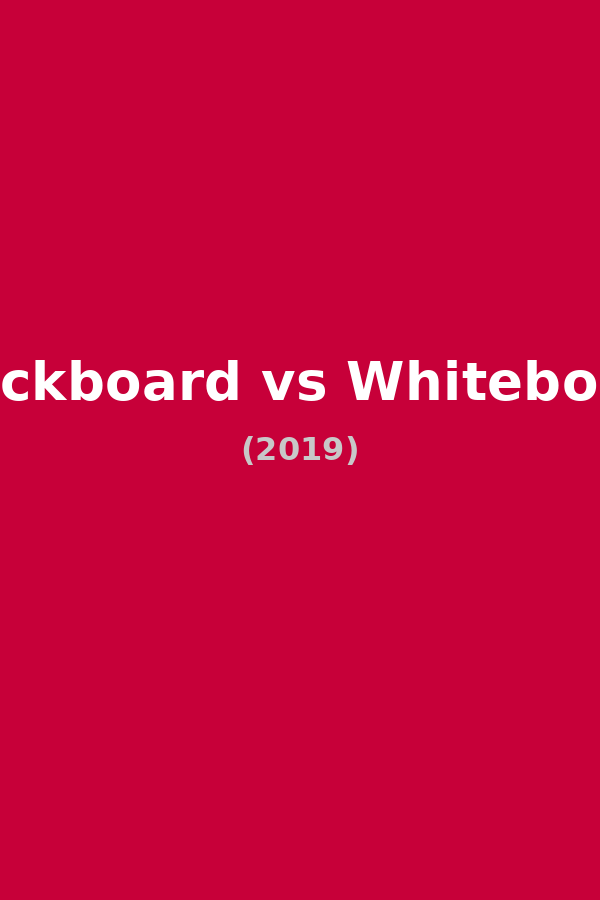 Blackboard vs Whiteboard