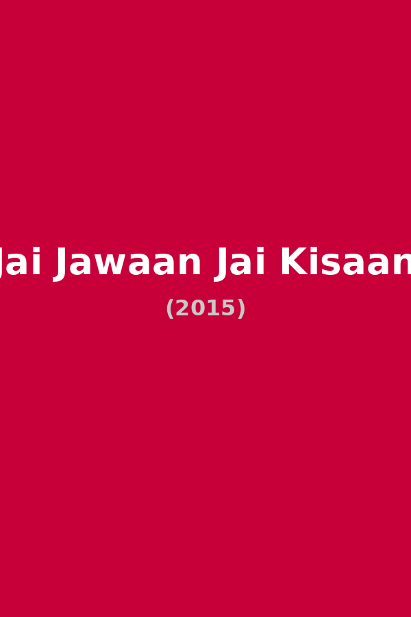 Jai Jawaan Jai Kisaan